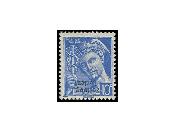 10 C. mit kopfstehendem Aufdruck, postfrisch, Kabinett, sign. Pickenpack  und Fotoattest Krischke