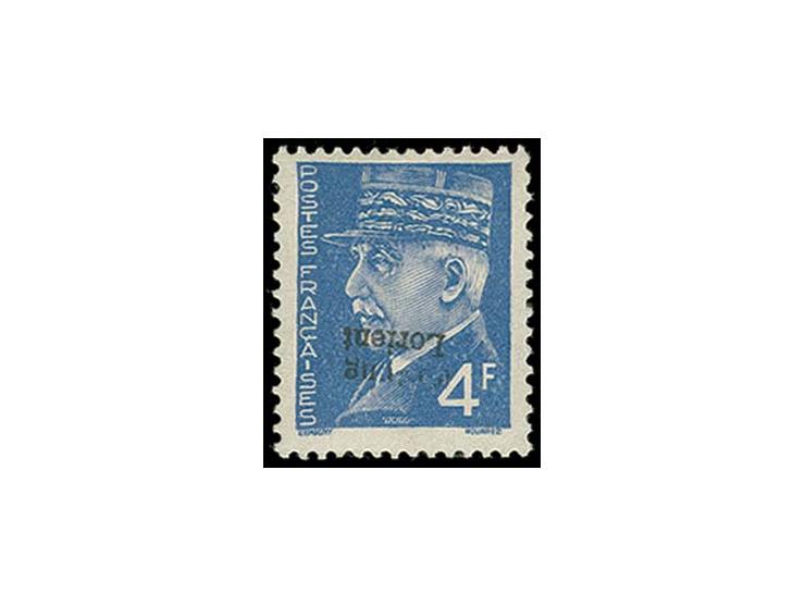 4 Fr. mit kopfstehendem, postfrisch, Kabinett, sign. Pickenpack und Fotoattest Krischke