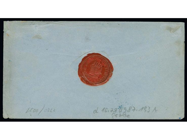  GROSSBRITANNIEN: 1868, 1/3 Groschen grün, ½ Groschen orange und 2 Groschen ultramarin mit jeweils sauber auf- und zusätzlich