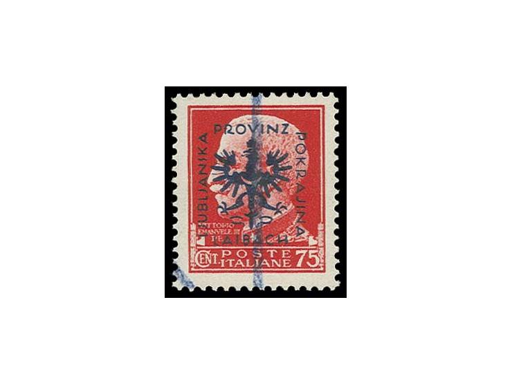 Probeaufdruck: 75 C. mit Blaustrich annuliert, postfrisch, einwandfrei, Fotoattest Brunel BPP