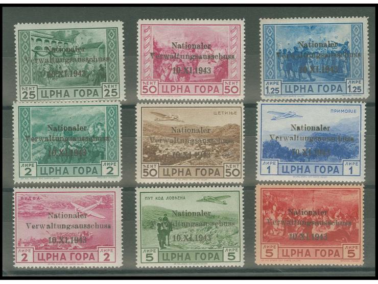  1943, Verwaltungsausschuss 25 Cmi. - 5 L., postfrisch, Kabinett, 5 L. mit Fotoattest Krischke