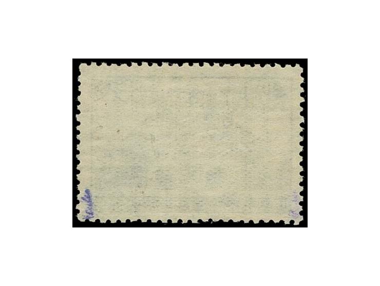 3 Rbl. auf 1 Rbl. dunkelblau mit Wasserzeichen 'Mäandermuster', postfrisch in einwandfreier Erhaltung mit den üblichen Gummib