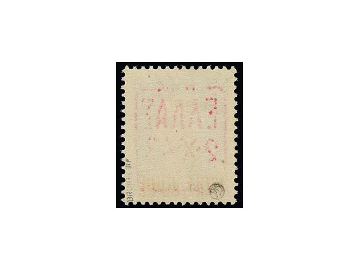 25 C. grün und 50 C. hellviolett je mit schwarzem und rotem Aufdruck, postfrisch, Kabinett, sign. Brunel BPP (Mi. 340,-)