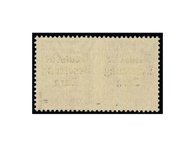 1943, 50 C. hellviolett mit Propagandafeld P1 bis P4, jeweils mit Aufdrucktype I auf Markenfeld und Type II auf Propagandafel