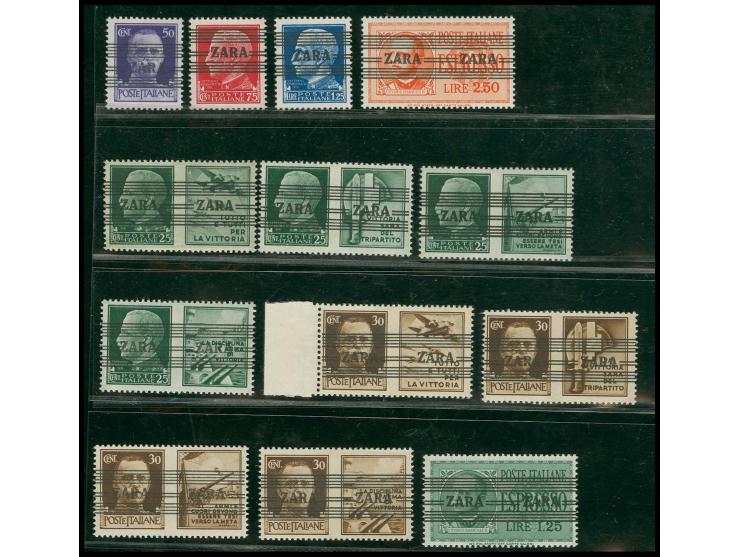 Linien-Aufdruck, 50 C.-2,50L. kpl., postfrisch, Kabinett, bis auf 1 Wert alle sign. Ludin, Krischke, Brunel BPP oder Kleymann