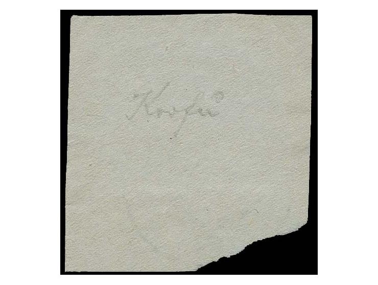1944, Insel Kreta gezähnt mit Normstempel "d 17.11." (Chania) auf Briefstück, Kabinett, Fotobefund Petry BPP