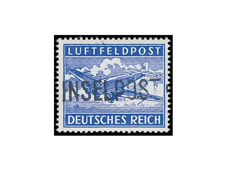 1945, Insel Leros gezähnt, Aufdruck in schwarzblauviolett (Type IV), sauber ungebraucht mit nur einer kleinen verlaifenen St