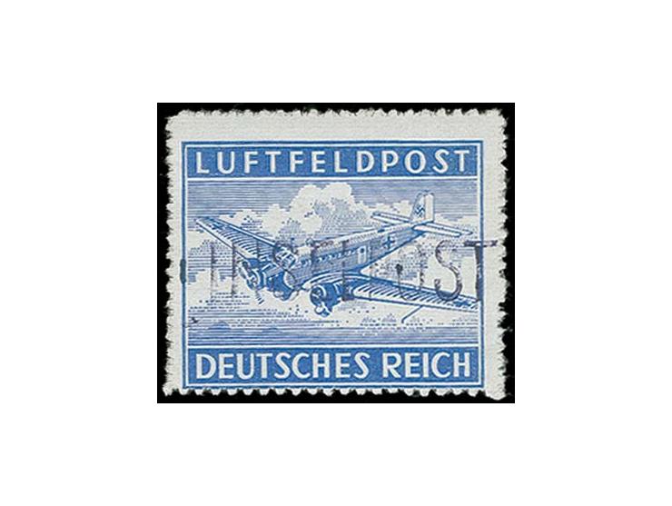 1945, Insel Leros durchstochen, Aufdruck in schwarzblauviolett (Type III), postfrisch, einwandfrei, u.a. sign. Rungas BPP sow