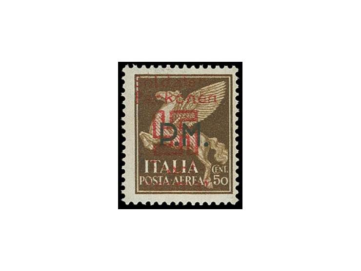 1944, 50 C. dunkelbraun, postfrisch, Kabinett, sign. E. Ludin und Fotoattest Krischke