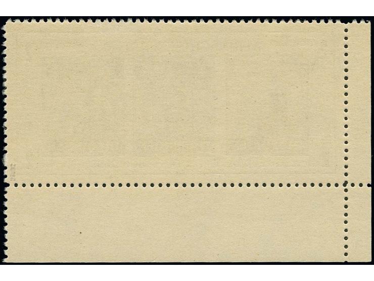 dito, Type V, aus der linken unteren Bogenecke, postfrisch, tadellos, Fotoattest Ströh BPP