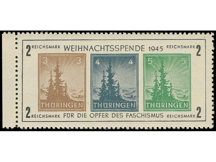 dito, postfrisches linkes Randstück ohne Typenmerkmal (Mi. 400,-)