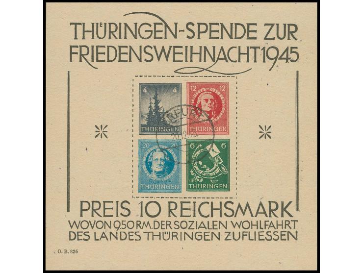 dito, Type II, gestempelt, vorderseitig mit mehreren kleinen blauschwarzen Punkten, sonst einwandfrei, sign. Sturm BPP und Fo