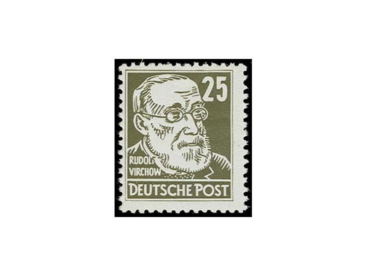 25 Pfg. auf gestrichenem Papier mit Wz. 2X II, postfrisch, Fotoattest Schönherr BPP