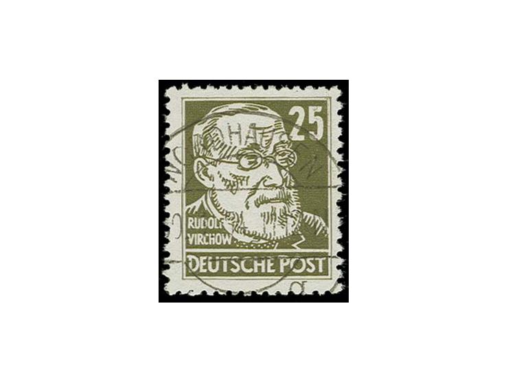 25 Pfg. auf gestrichenem Papier mit Wz. 2X II, sauber, fast zentrisch zeitgerecht gestempelt, Fotoattest Schönherr BPP