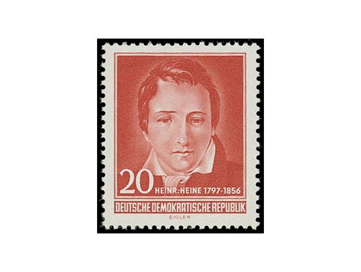 1956, Heine 20 Pfg. mit Wz. 2Y I, postfrisch, Fotoattest Schönherr BPP