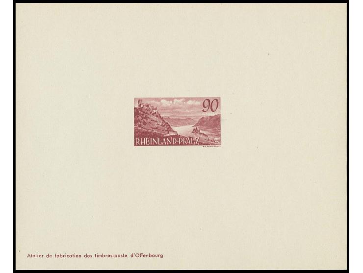 1948/49, 3. Ausgabe 2-90 pfg. kpl. als Ministerblocks, Pracht (Mi. 1000,-)