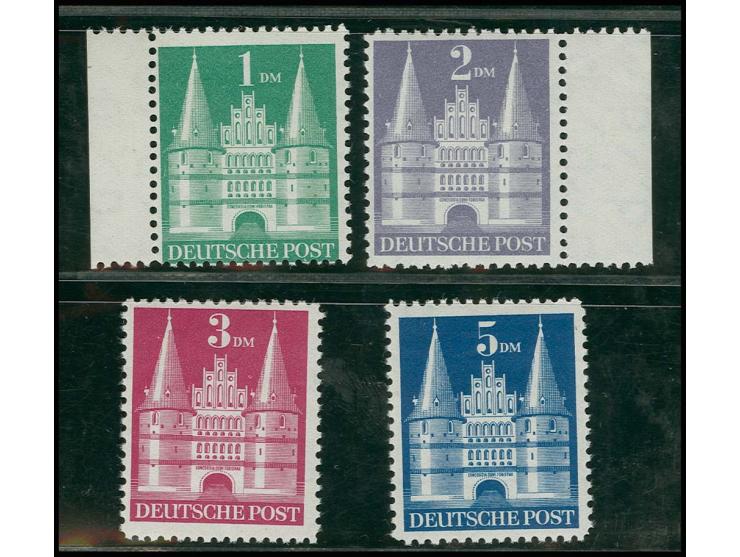 Bauten: Type II: 1-5 M., postfrisch (Mi. 500,-)