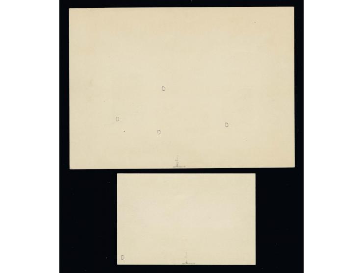 Hochwasser souvenir sheets as special minister blocks, fine, scarce, Bühler certificate for Michel.-Nr. 1