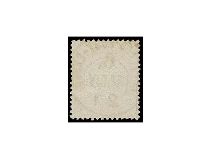 ½ Gr. rötlichorange mit annähernd zentrischem klaren EKr. "K:D:FELD-POST-EXPED: 6. INF.DIV. 2 1", Pracht