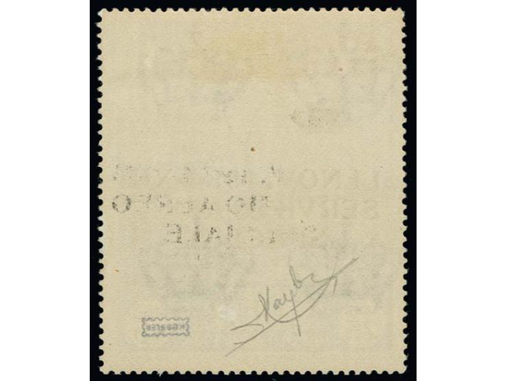 OFFICIAL STAMPS: 1934, International colonial exhibition, 25 c. blue/red-orange with overprint "11. Nov. 1934 - XIII / SERVIZ