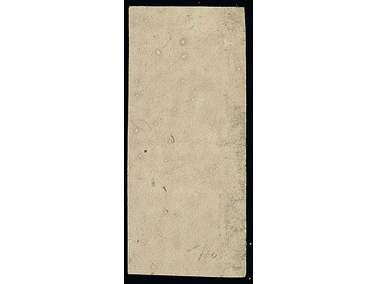 1863, 3 Pfg. grün, senkrechtes Paar, meist gut gerandet mit blauem DKr. "HAMBURG" entwertet, verschiedene Mängel behoben, ein