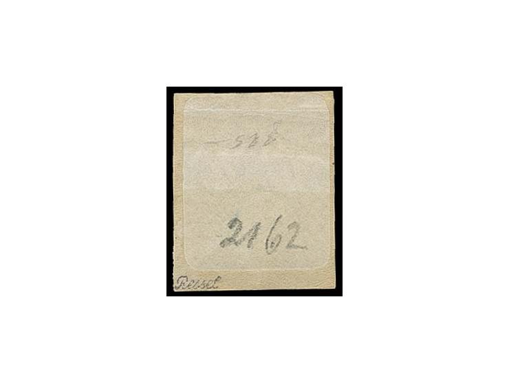 1861, 1/3 Gr. moosgrün, allseits breitrandig und mit wunderschöner frischer Farbe in der typischen Nuance, ungebraucht mit vo