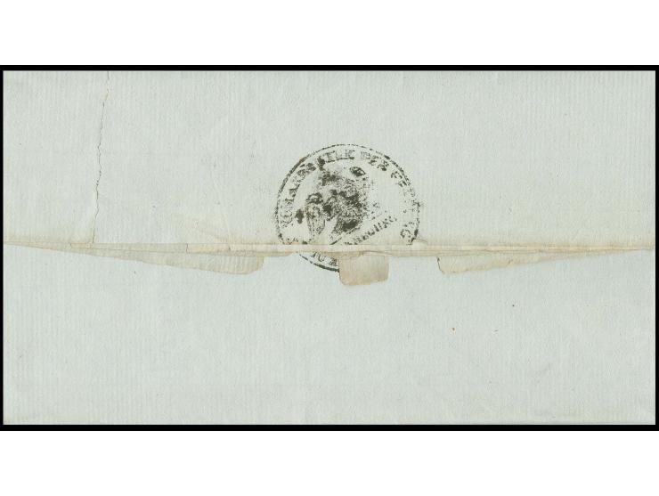  1817, Militär-Dienstbrief des Kommandanten der Bundesfestung Du Moullin an den königlich niederländischen Zivil-Gouverneur m