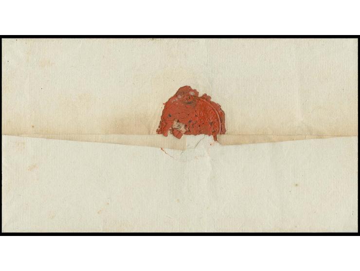 1825 (ca.), undatierte Briefhülle "H.D.S." mit L1 "LUXEMBOURG" an den Generalgouverneur des Nieder- und Mittelrheins zu Aache