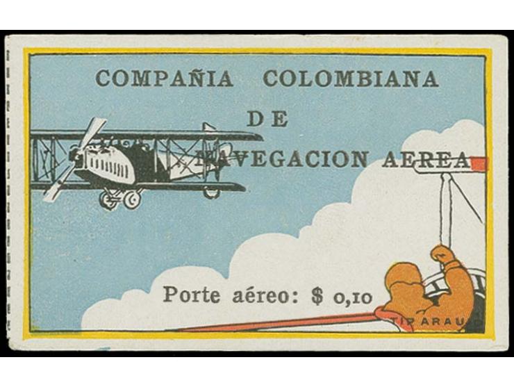 'Flier in Plane watching Biplane' 10 c., good margins all round and of excellent colour, unused as issued, very fine, signed 