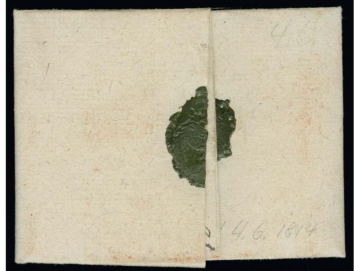  1814, kpl. Brief vom 24. Mai, kurz nach Einzug der alliierten Truppen, von Mainz nach Sonneberg mit handschriftlichem Vermer