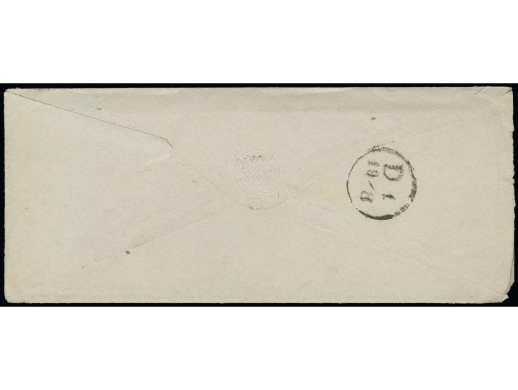  1866, portofreies Feldpostbriefkuvert mit zugehörigem Inhalt aus Landshut vom 17.8. vom Quartiermeister des königlich bayeri