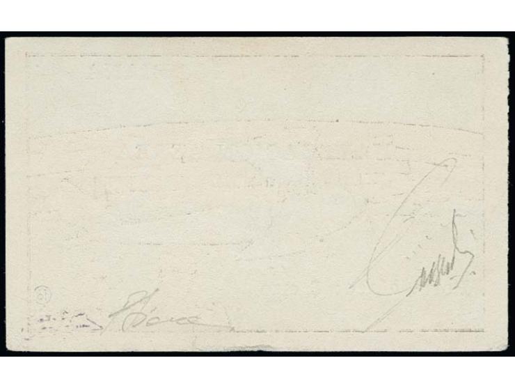 'Plane at rest, pilot foreground' 10 c., good margins all round and of excellent colour, unused, small crease at bottom, othe