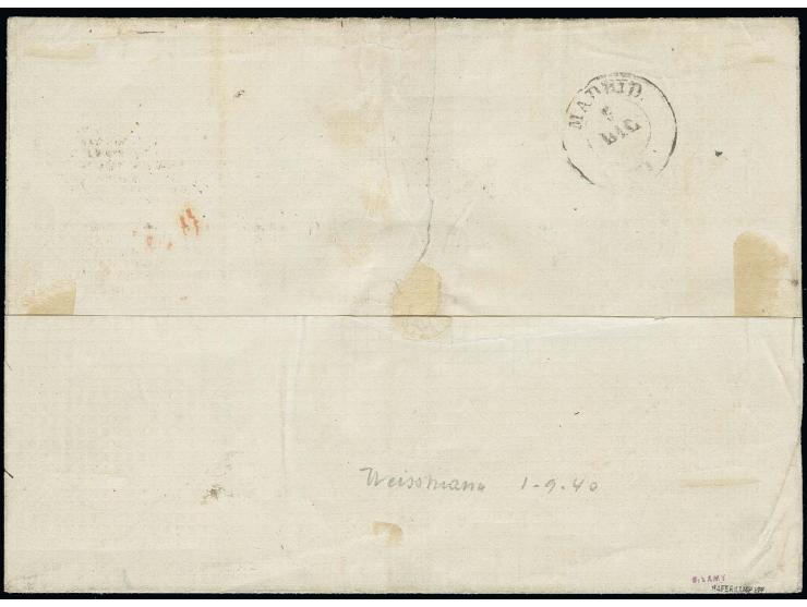 1865, farblos durchstochen: ½ Sgr. orange, 2 Einzelwerte mit 1 Sgr. karminrot und 3 Einzelwerten 3 Sgr. braun, alle farbfrisc