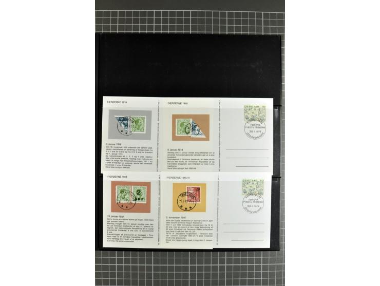 1875/1975, gestempelte Sammlung mit losen Marken, Briefstücken und Briefen, dabei Mi-Nr. 1 + DK 67 auf 4 Briefen, Halbierung 