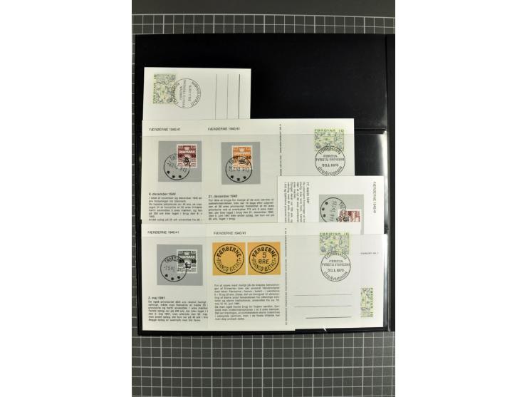 1875/1975, gestempelte Sammlung mit losen Marken, Briefstücken und Briefen, dabei Mi-Nr. 1 + DK 67 auf 4 Briefen, Halbierung 