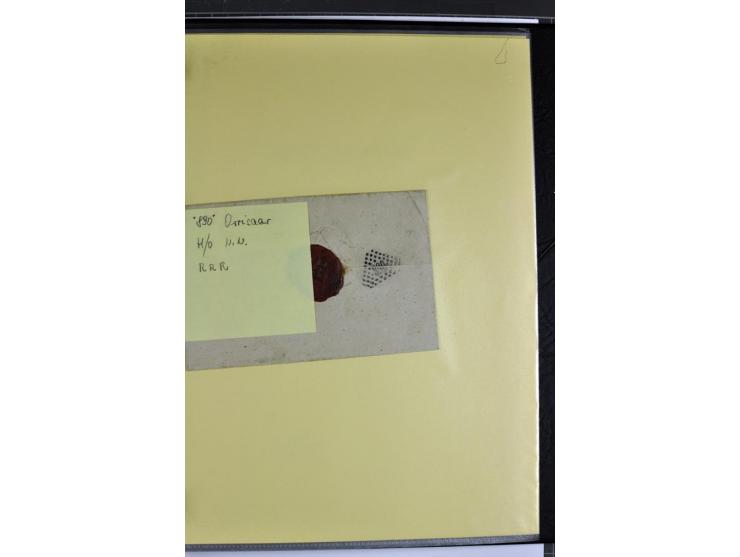 1858/77, Spezialsammlung der Punktnummernstempel auf 72 Briefen und 115 Marken/Briefstücken mit Entwertungen des zaristischen