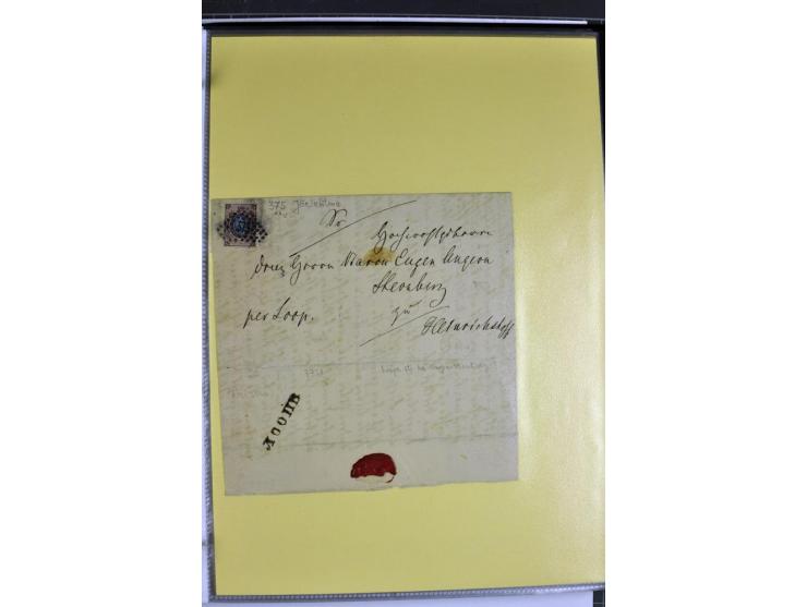 1858/77, Spezialsammlung der Punktnummernstempel auf 72 Briefen und 115 Marken/Briefstücken mit Entwertungen des zaristischen