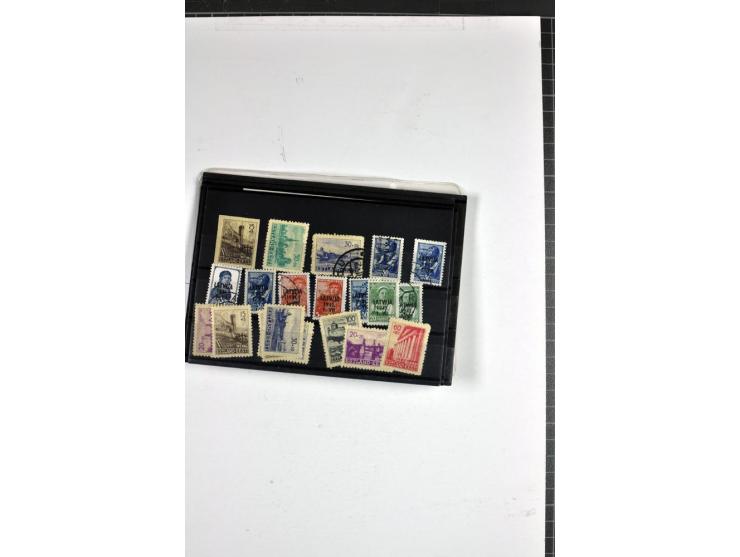 1918/40, postfrische, ungebrauchte und gestempelte Sammlung mit Briefen, Karten und Ganzsachen, dabei u.a. Mi.-Nr. 43-44A ung