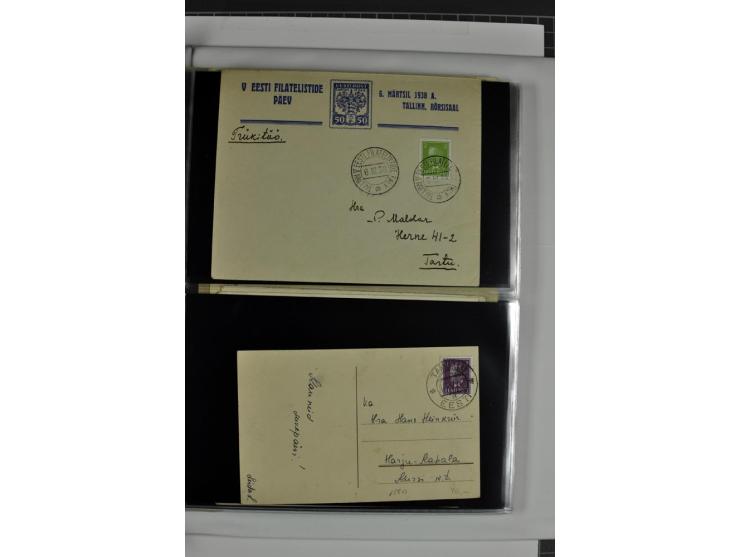 1918/41, rund 150 Briefe und Karten, dabei Feldpost Freiheitskrieg 1918/20, provisorische Stempel, Reco, Zensur, Flugpostbrie