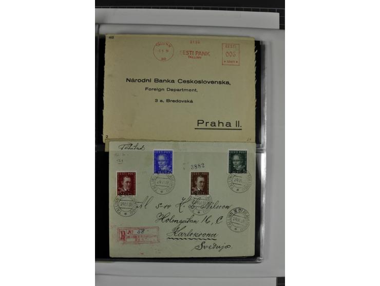 1918/41, rund 150 Briefe und Karten, dabei Feldpost Freiheitskrieg 1918/20, provisorische Stempel, Reco, Zensur, Flugpostbrie
