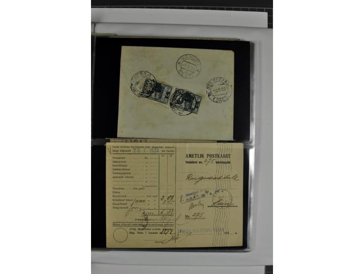 1918/41, rund 150 Briefe und Karten, dabei Feldpost Freiheitskrieg 1918/20, provisorische Stempel, Reco, Zensur, Flugpostbrie