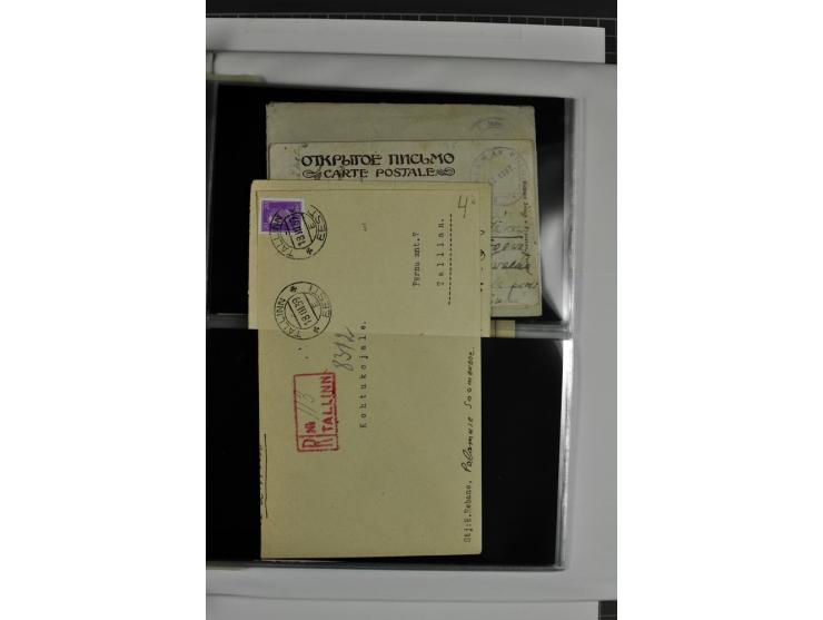 1918/41, rund 150 Briefe und Karten, dabei Feldpost Freiheitskrieg 1918/20, provisorische Stempel, Reco, Zensur, Flugpostbrie