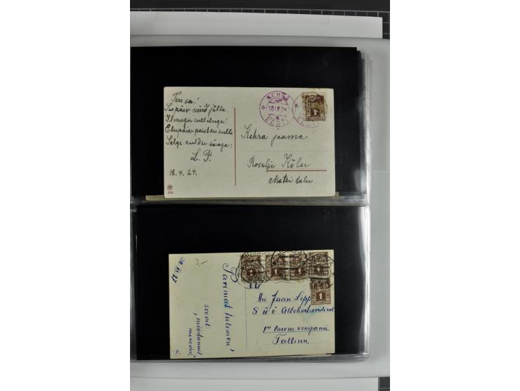 1918/41, rund 150 Briefe und Karten, dabei Feldpost Freiheitskrieg 1918/20, provisorische Stempel, Reco, Zensur, Flugpostbrie