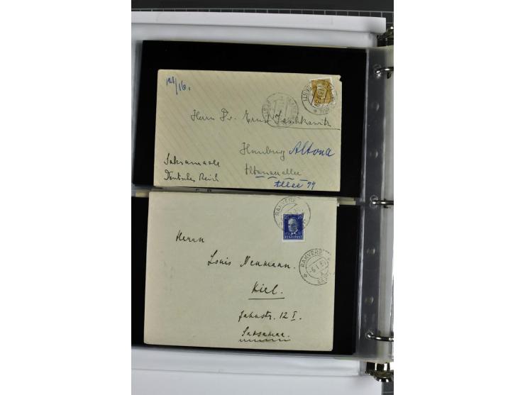 1918/41, rund 150 Briefe und Karten, dabei Feldpost Freiheitskrieg 1918/20, provisorische Stempel, Reco, Zensur, Flugpostbrie