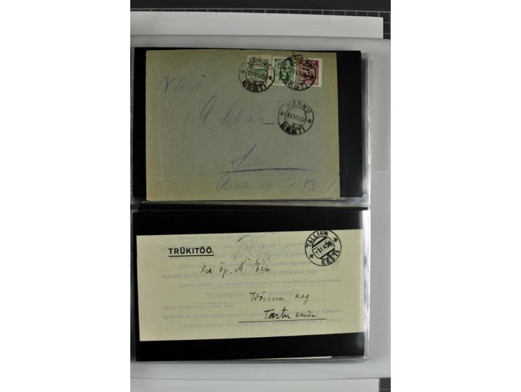 1918/41, rund 150 Briefe und Karten, dabei Feldpost Freiheitskrieg 1918/20, provisorische Stempel, Reco, Zensur, Flugpostbrie