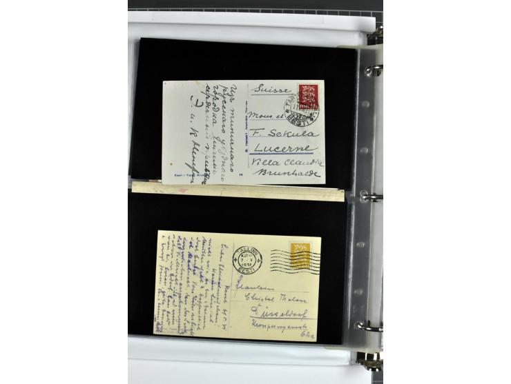 1918/41, rund 150 Briefe und Karten, dabei Feldpost Freiheitskrieg 1918/20, provisorische Stempel, Reco, Zensur, Flugpostbrie