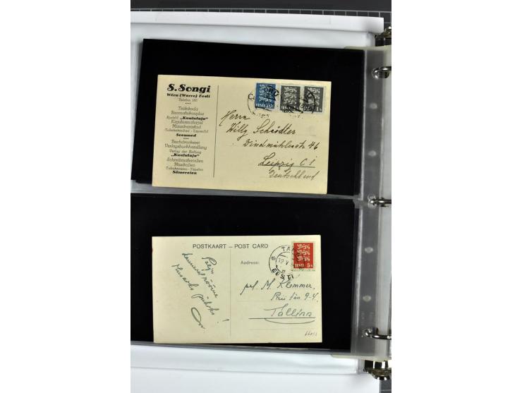 1918/41, rund 150 Briefe und Karten, dabei Feldpost Freiheitskrieg 1918/20, provisorische Stempel, Reco, Zensur, Flugpostbrie