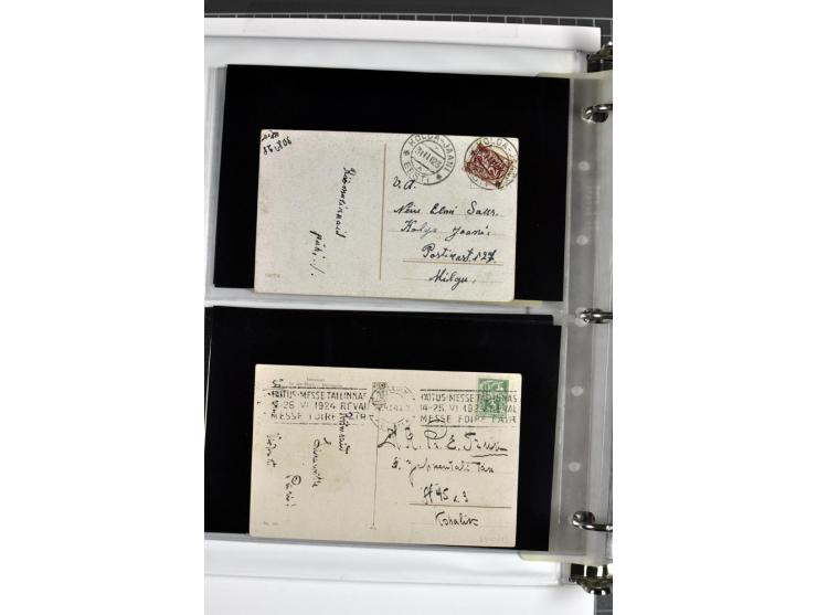 1918/41, rund 150 Briefe und Karten, dabei Feldpost Freiheitskrieg 1918/20, provisorische Stempel, Reco, Zensur, Flugpostbrie