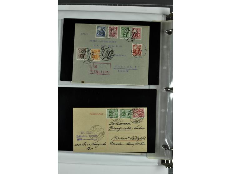 1918/41, rund 150 Briefe und Karten, dabei Feldpost Freiheitskrieg 1918/20, provisorische Stempel, Reco, Zensur, Flugpostbrie