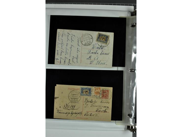 1918/41, rund 150 Briefe und Karten, dabei Feldpost Freiheitskrieg 1918/20, provisorische Stempel, Reco, Zensur, Flugpostbrie